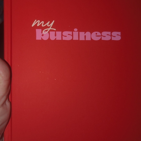 Red 'My Business' Notebook - Picture 1 of 2